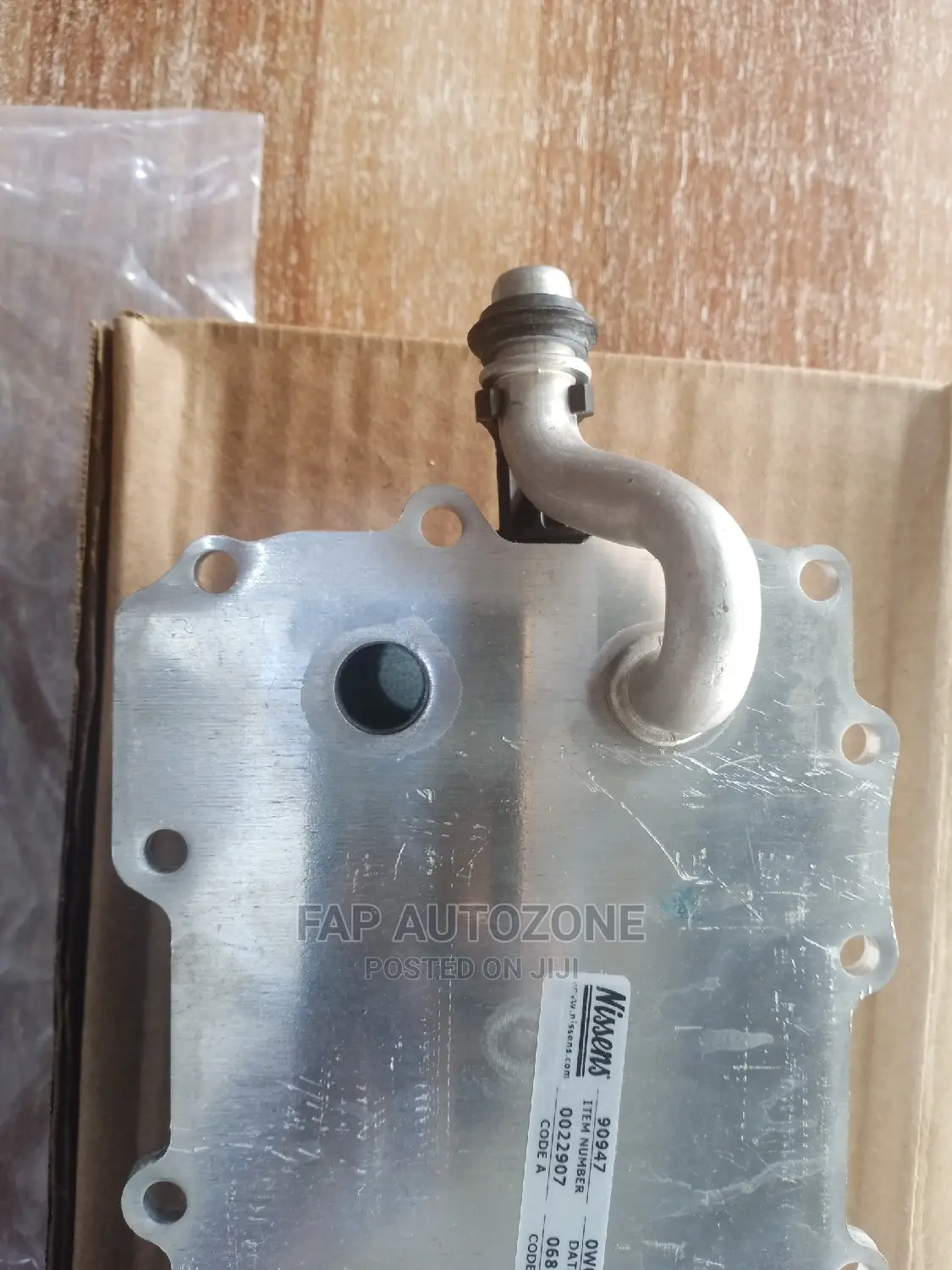 0874. Original Nissen Oil Cooler From USA. Range Rover 90947