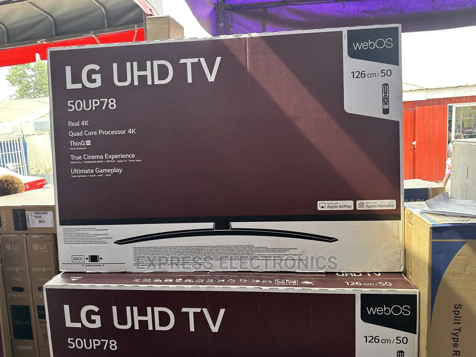 UHD Stylish Glossy Display LG 50”50UP7800 Tv