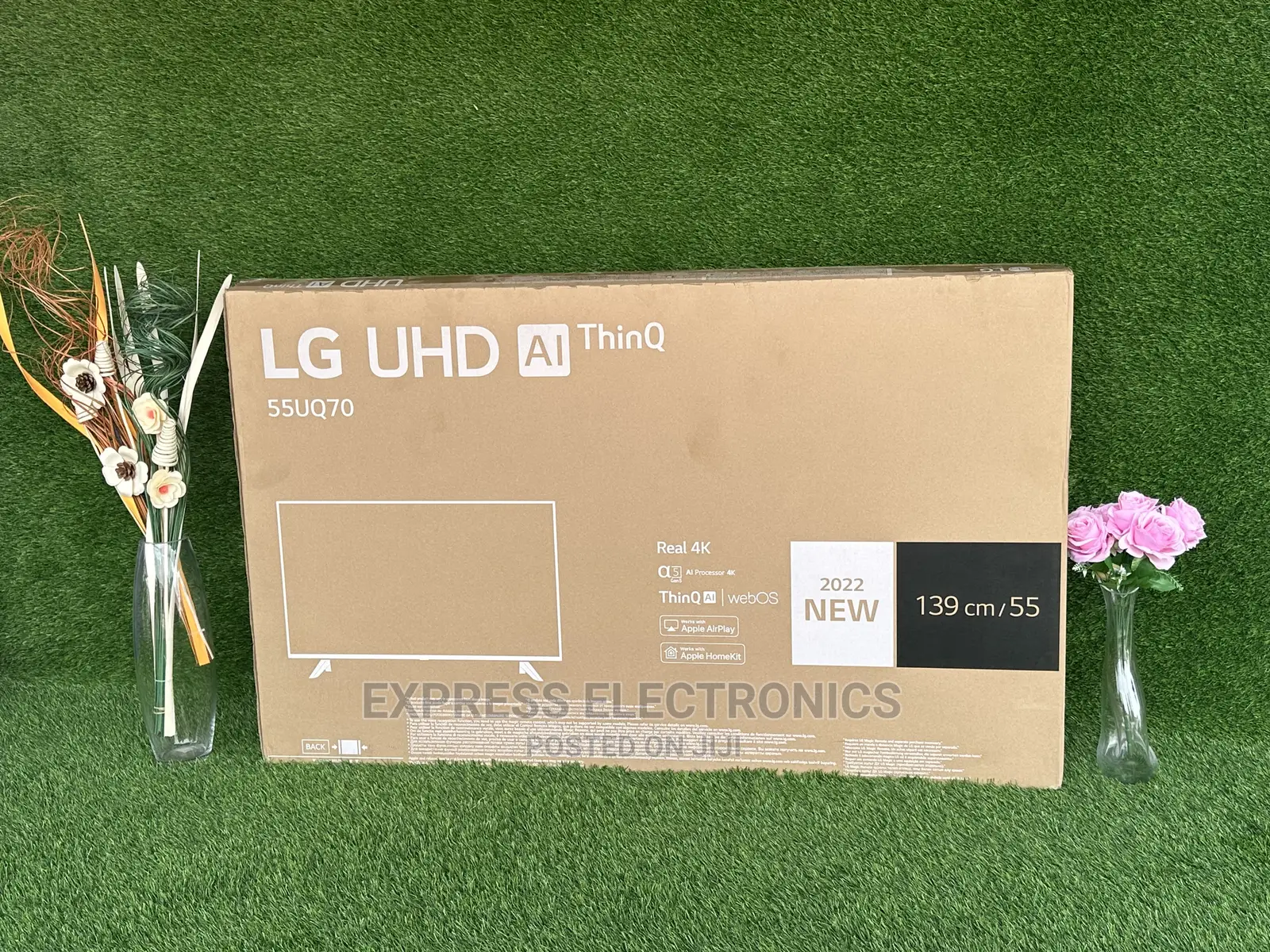 LG UHD Smart 55”Uq7000 Series Glossy Stylish Slim Display