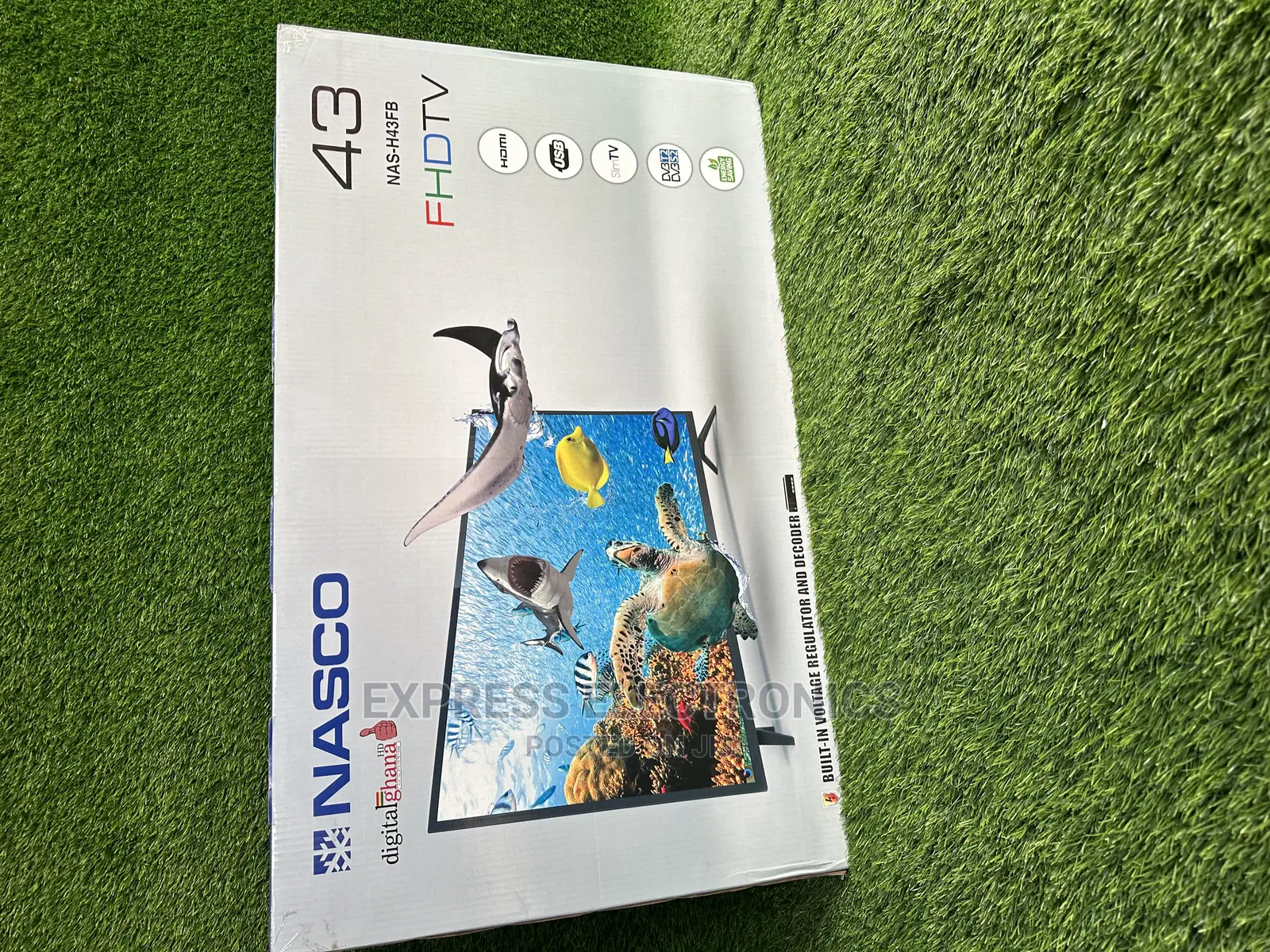 Full Real Hd Digital Nasco 43”NAS-H43fb Satellite
