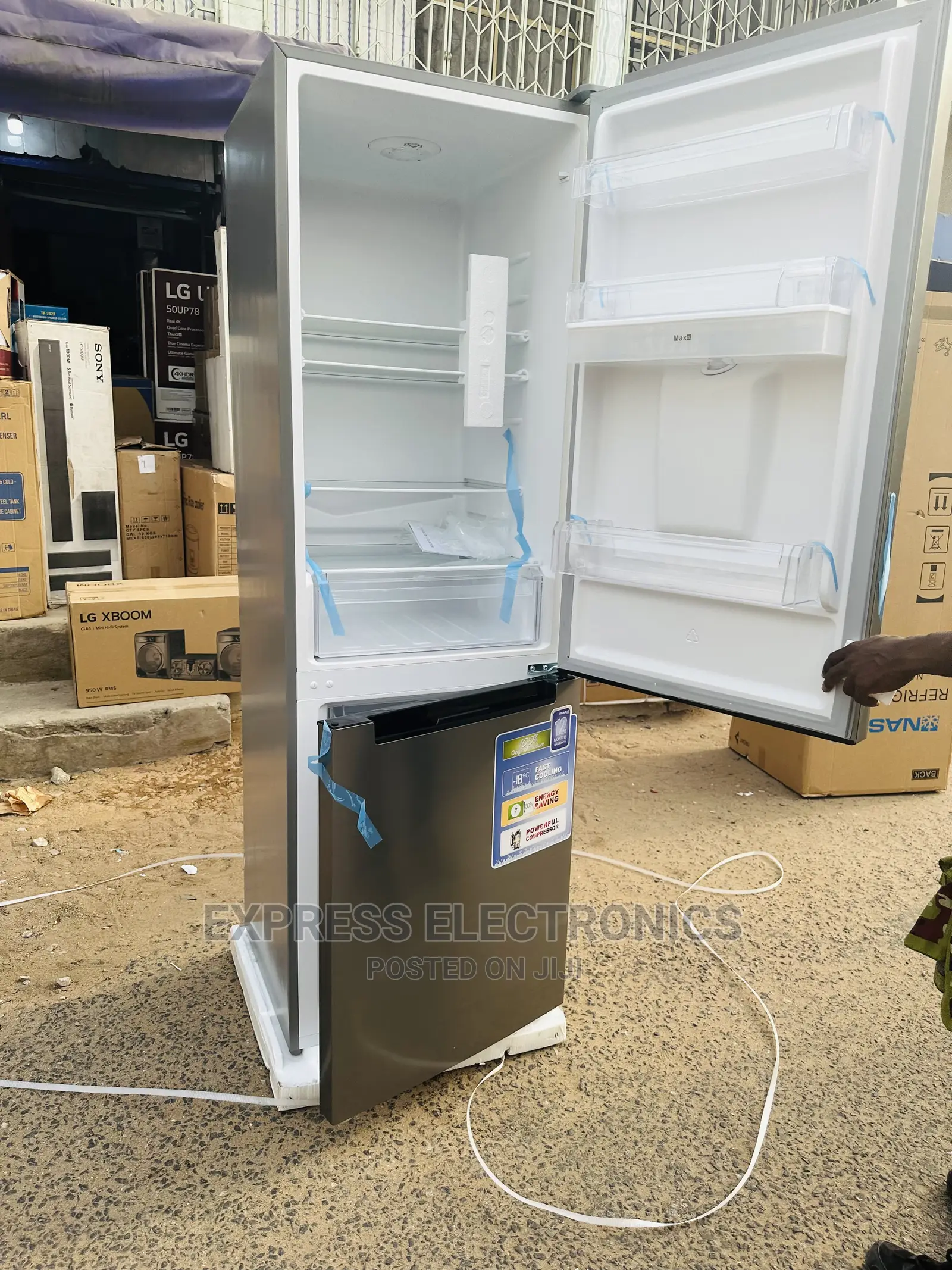 Energy Efficiency Fridge Double Door Nasco With Dispenser