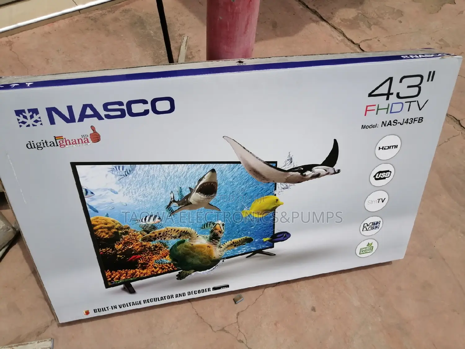 "43" Nasco Tv Digital Satellite