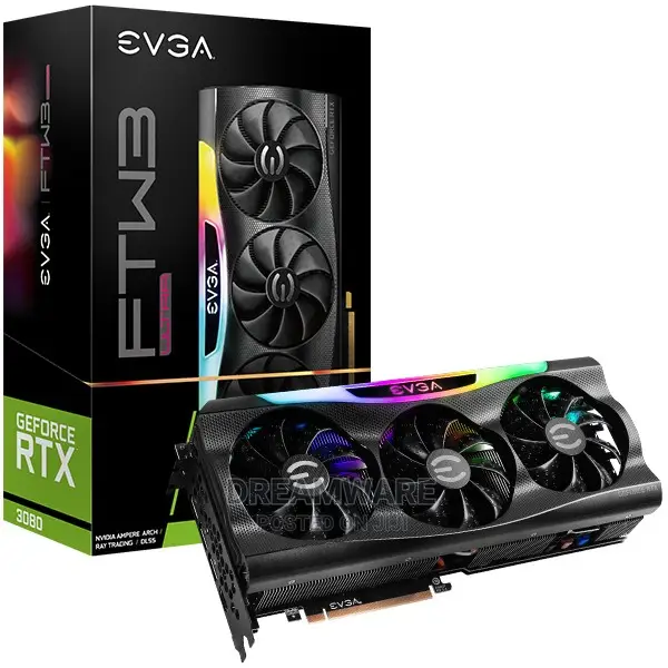 Used Evga Geforce RTX 3080 10gb Graphic Card