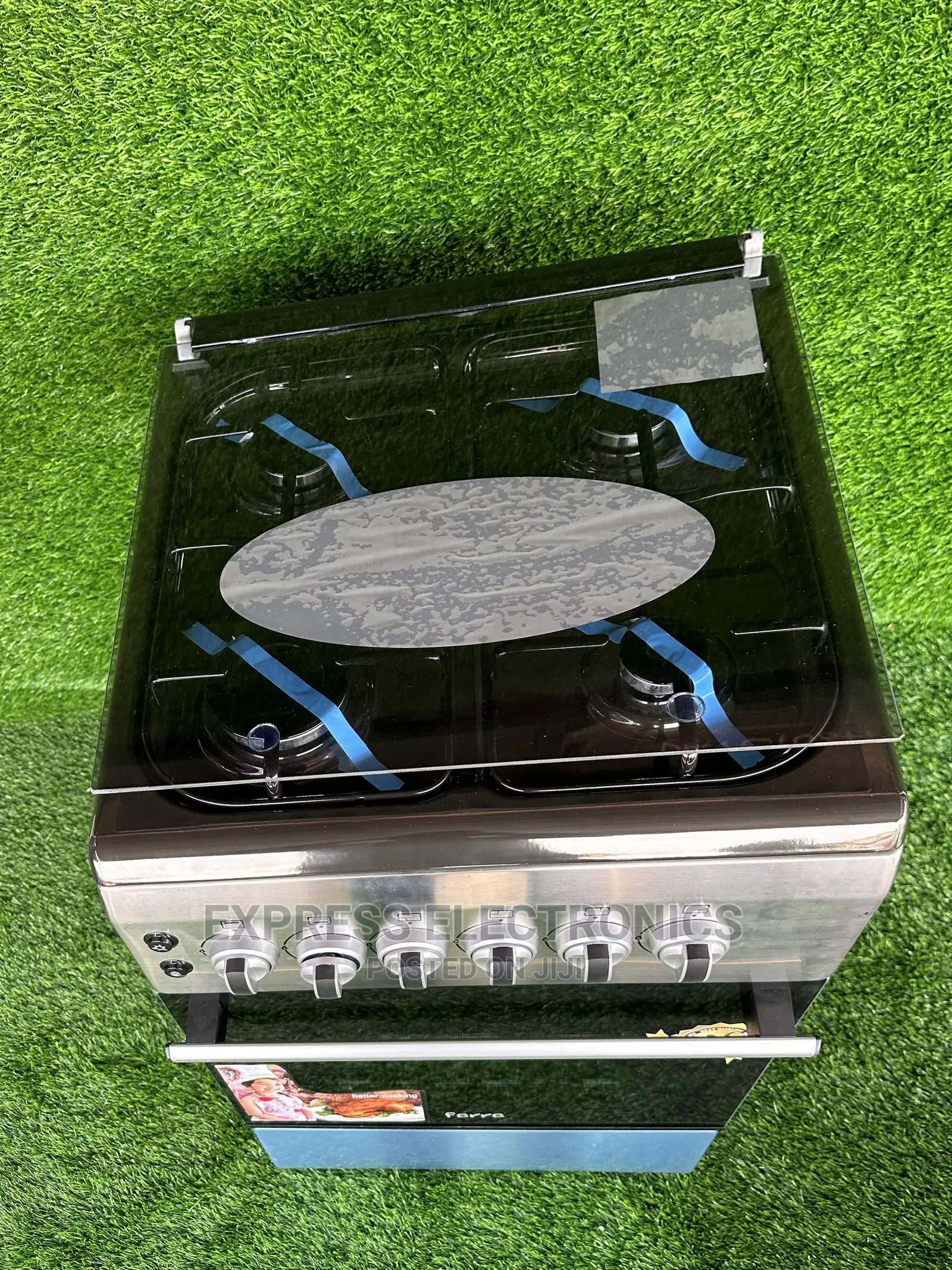 New Line Front Knobs Control 4burner Top Cooker Oven Stove