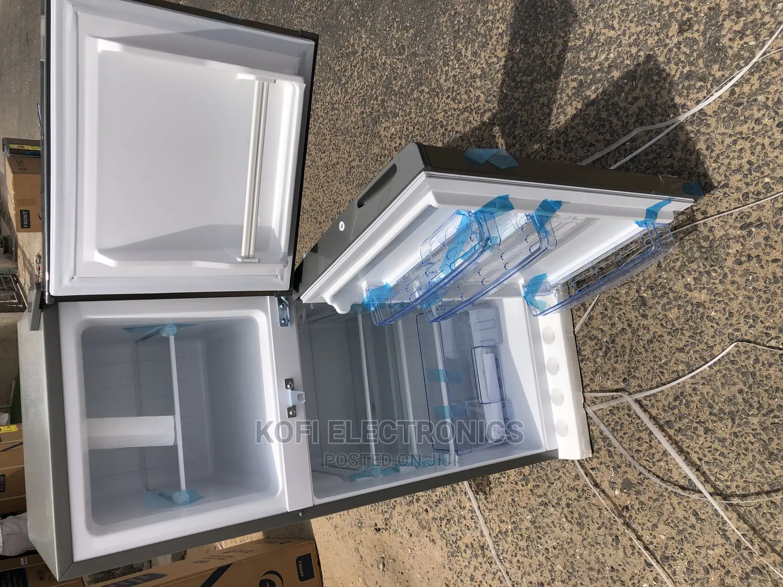 Pearl PF-17T Double Door Refrigerator – Silver Finish