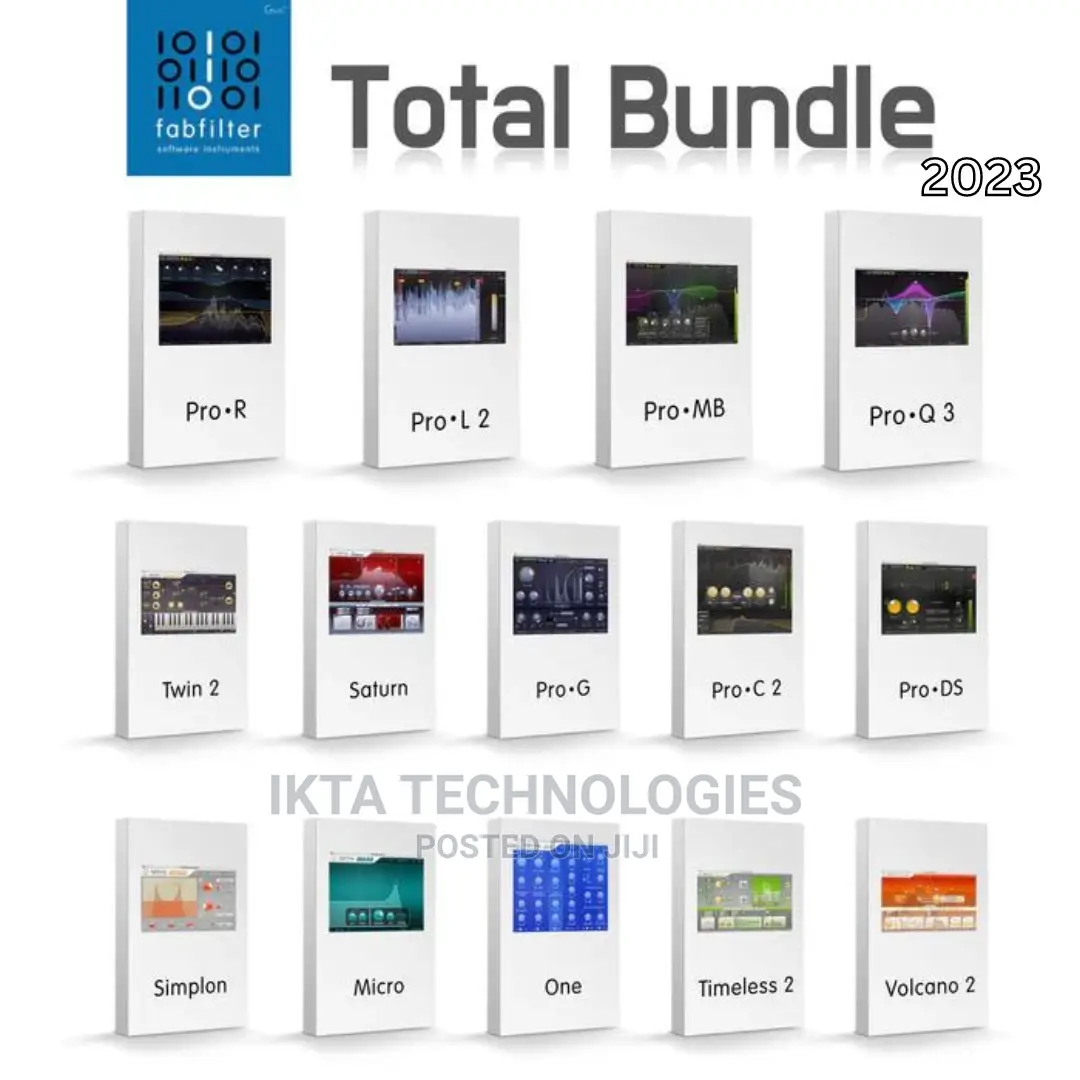 Fabfilter Total Bundle 2023 | the Effect VST Plugin |Win/Mac