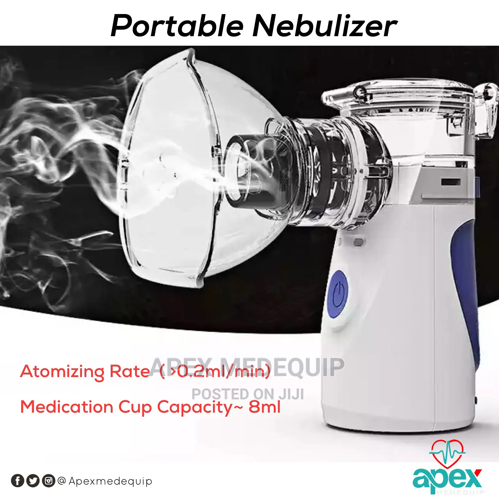 Portable Mesh Nebulizer