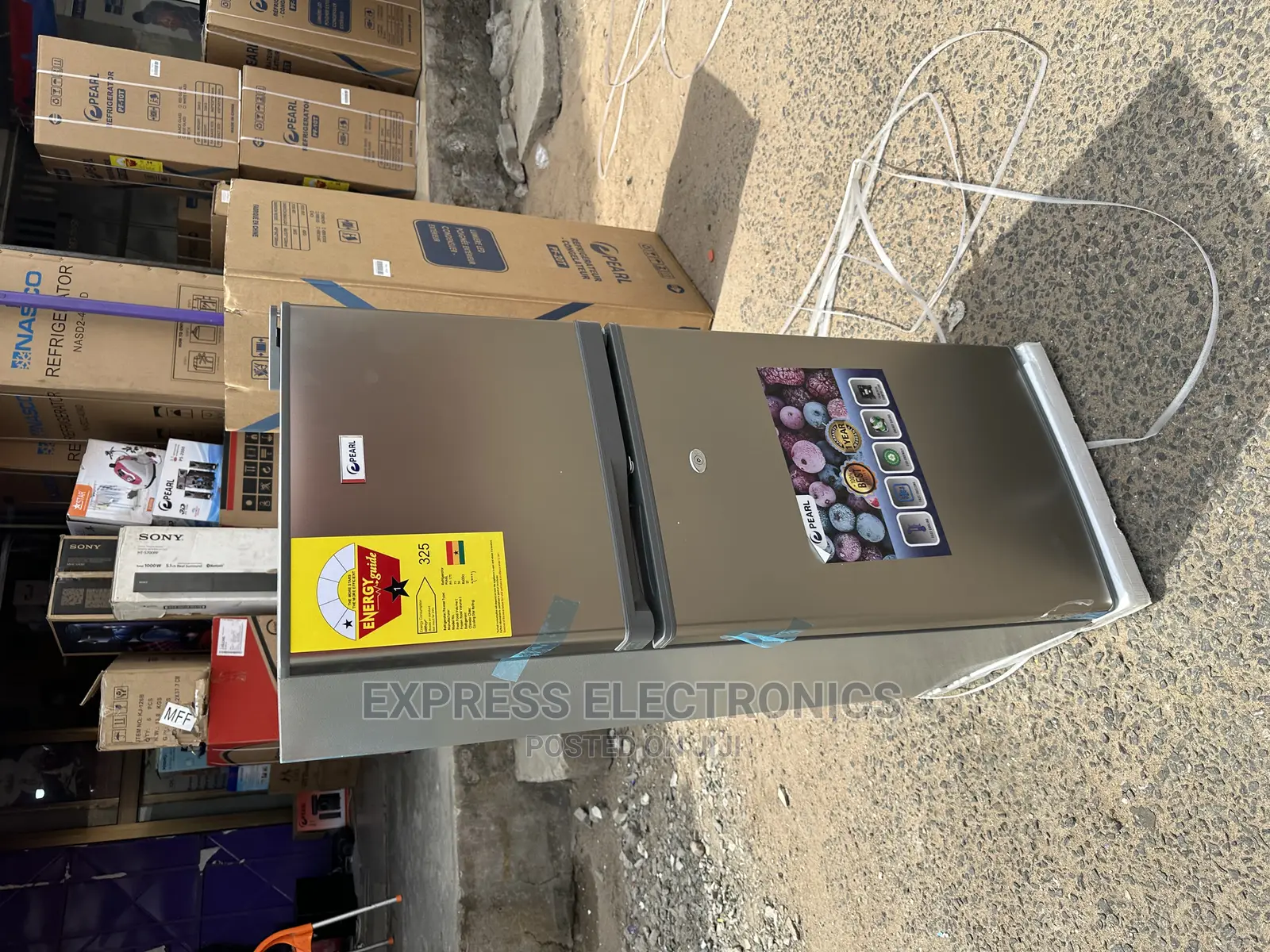 Manual Defrost Top Freezer Pearl Fridge Double Door