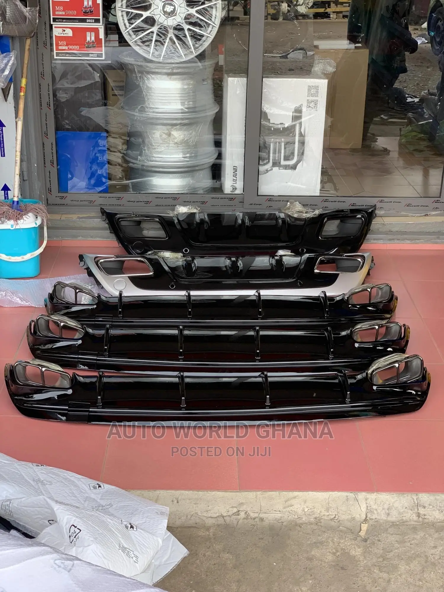Mercedes Benz Cla 250 Back Bumper Diffuser 2014-2019