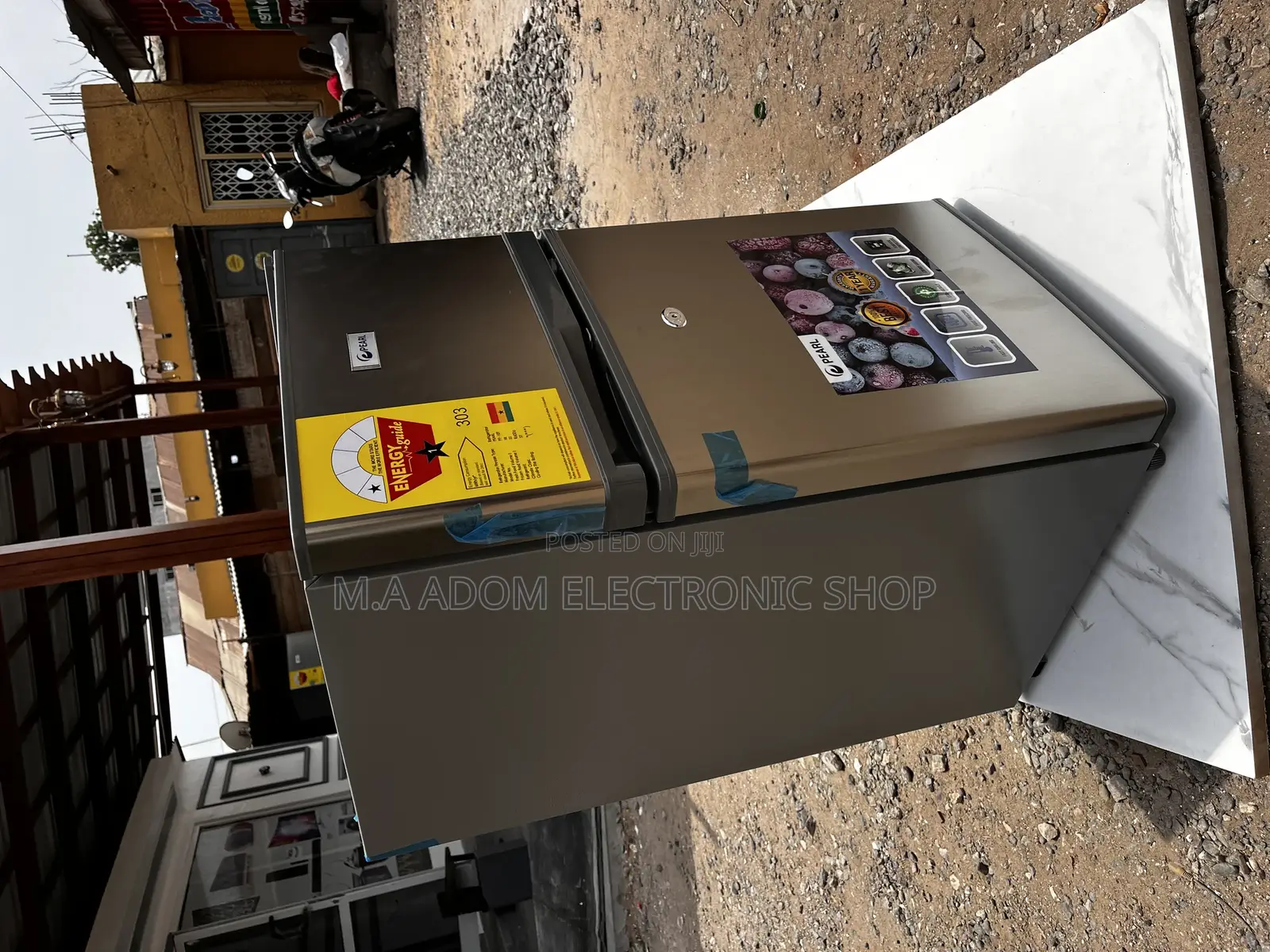 80 Litres Pearl Double Door Fridge