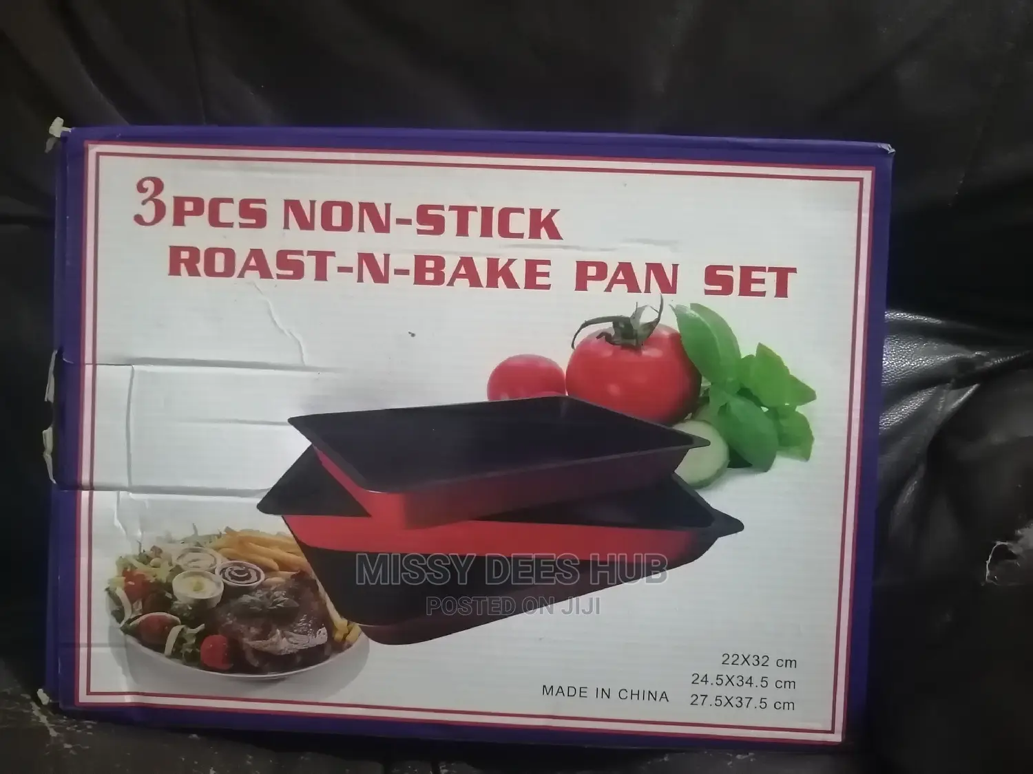 3pc Baking Roasting Tray Set