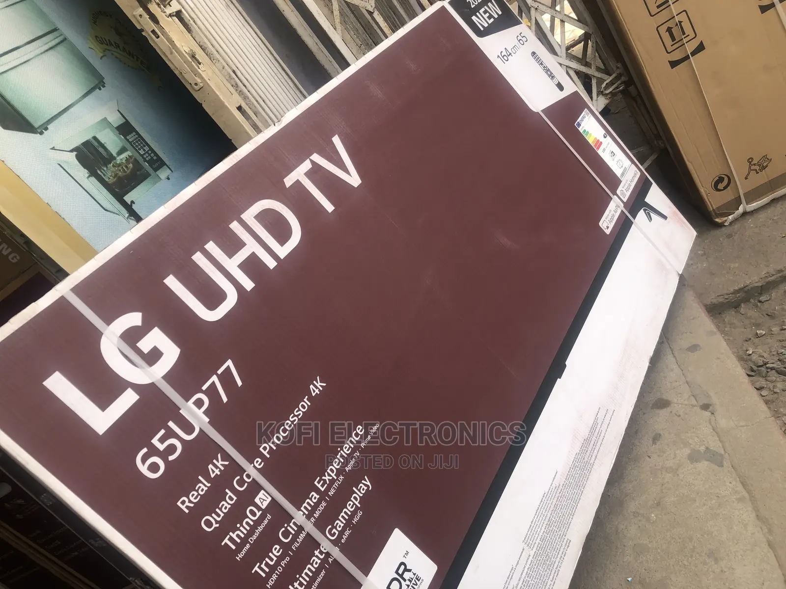 (Webos Black) LG 65up77 Uhd Thinq Ai Smart TV