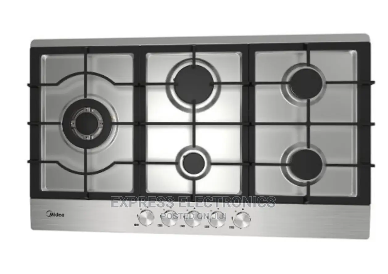 Cast Iron Pan Supports Midea 90g50me005-SFT 5-Burner Gas Hob