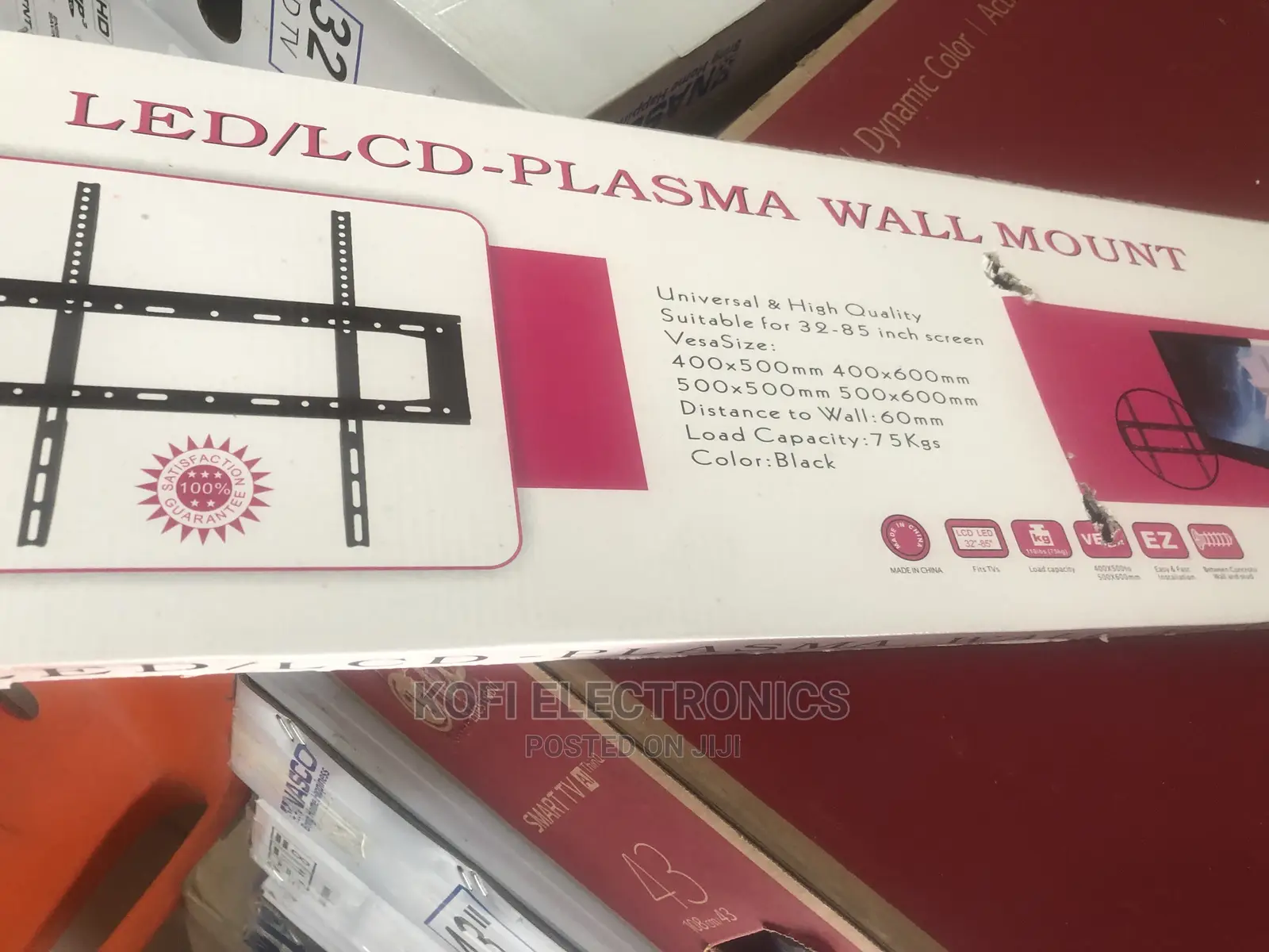 New in Box 32-85 Inch Fixed TV Wall Mount