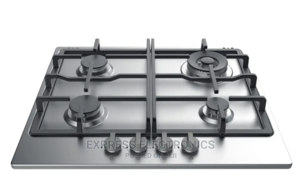 Midea 60G40ME 60x51cm 4 Burner Gas Hob Cast Iron Pan Support