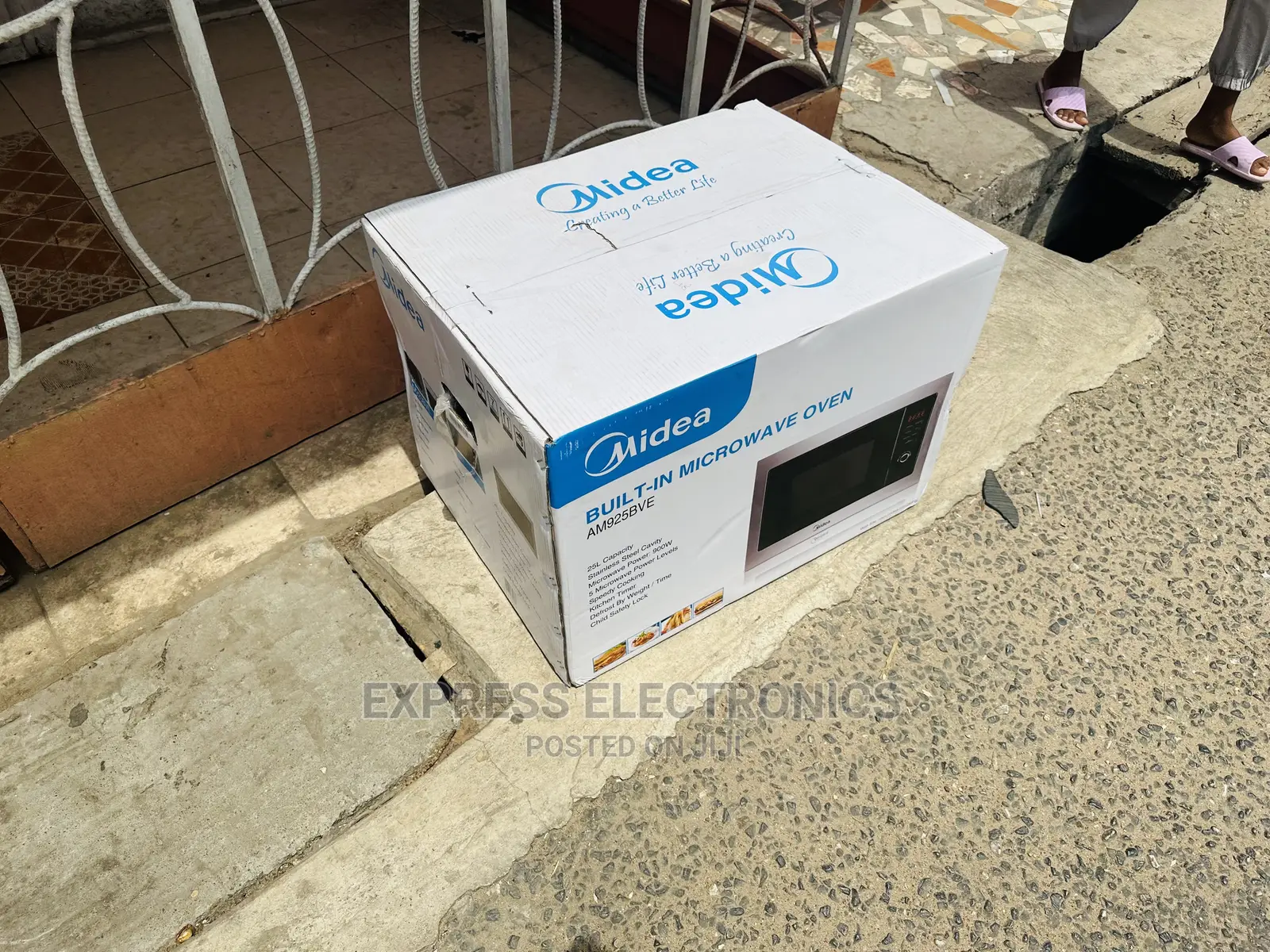 Midea 25L Built-In Microwave Oven Am925bve Cast Iron Support