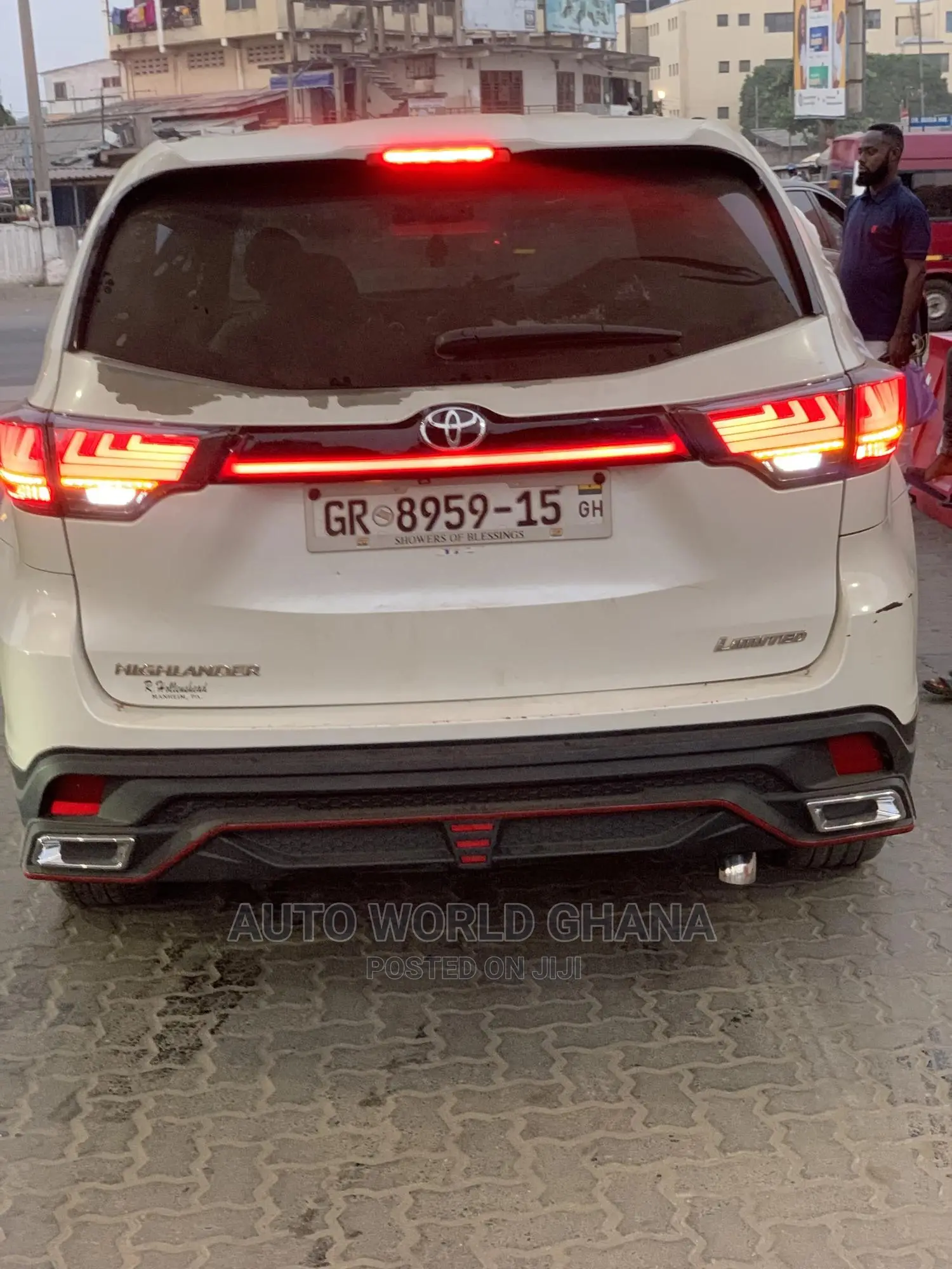 Toyota Highlander Rear Led Tail Lamp Set 2015-2019