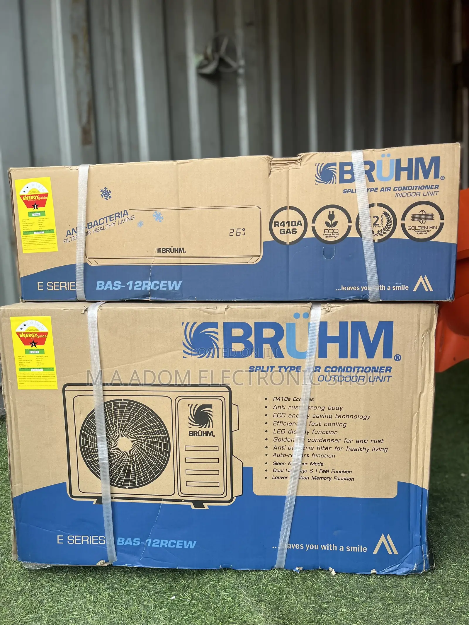 2 Star Rating Bruhm 1/5 AC With R410gas