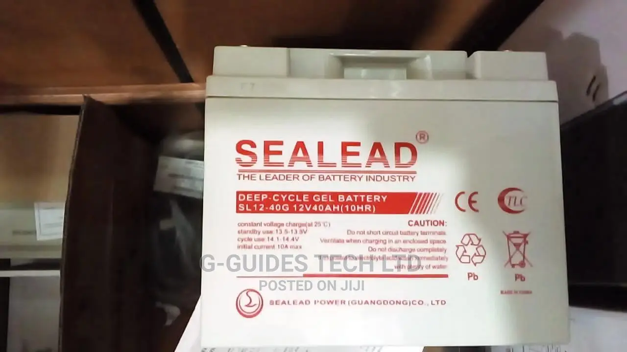 12V 40ah (10hr) Sealead UPS Battery, 12V 40ah Gel Battery