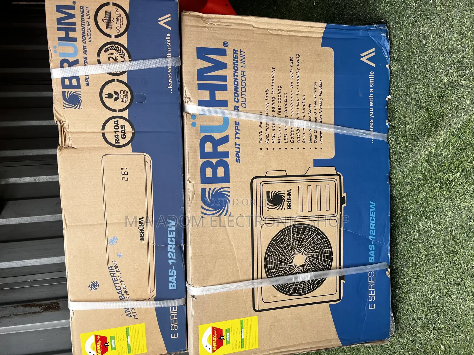 Original Bruhm 1/5 Hp Split R410gas AC