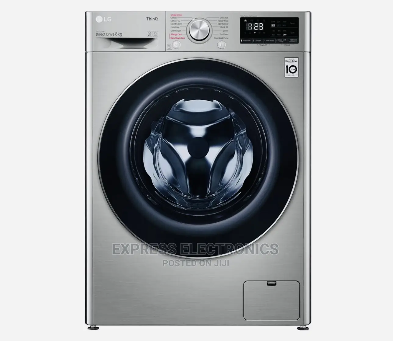 LG F2V5PYP2T Front Load Washing Machine - 8KG Unique Design