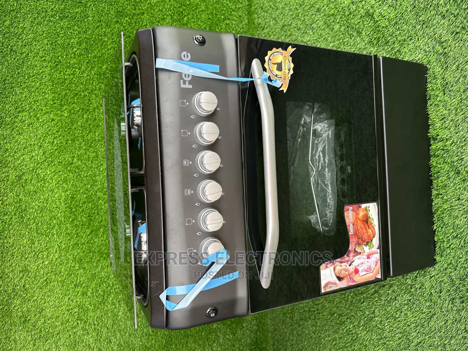 4 Gas Burner, Rotisserie Grill,Ignition Light Inbuilt Smart