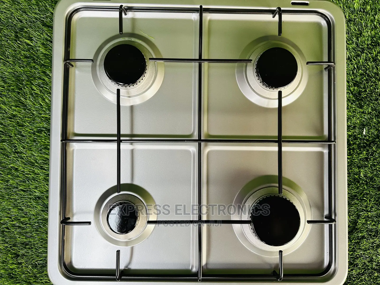 (4B) 4 Gas Burner, Grey Volcano Table Top