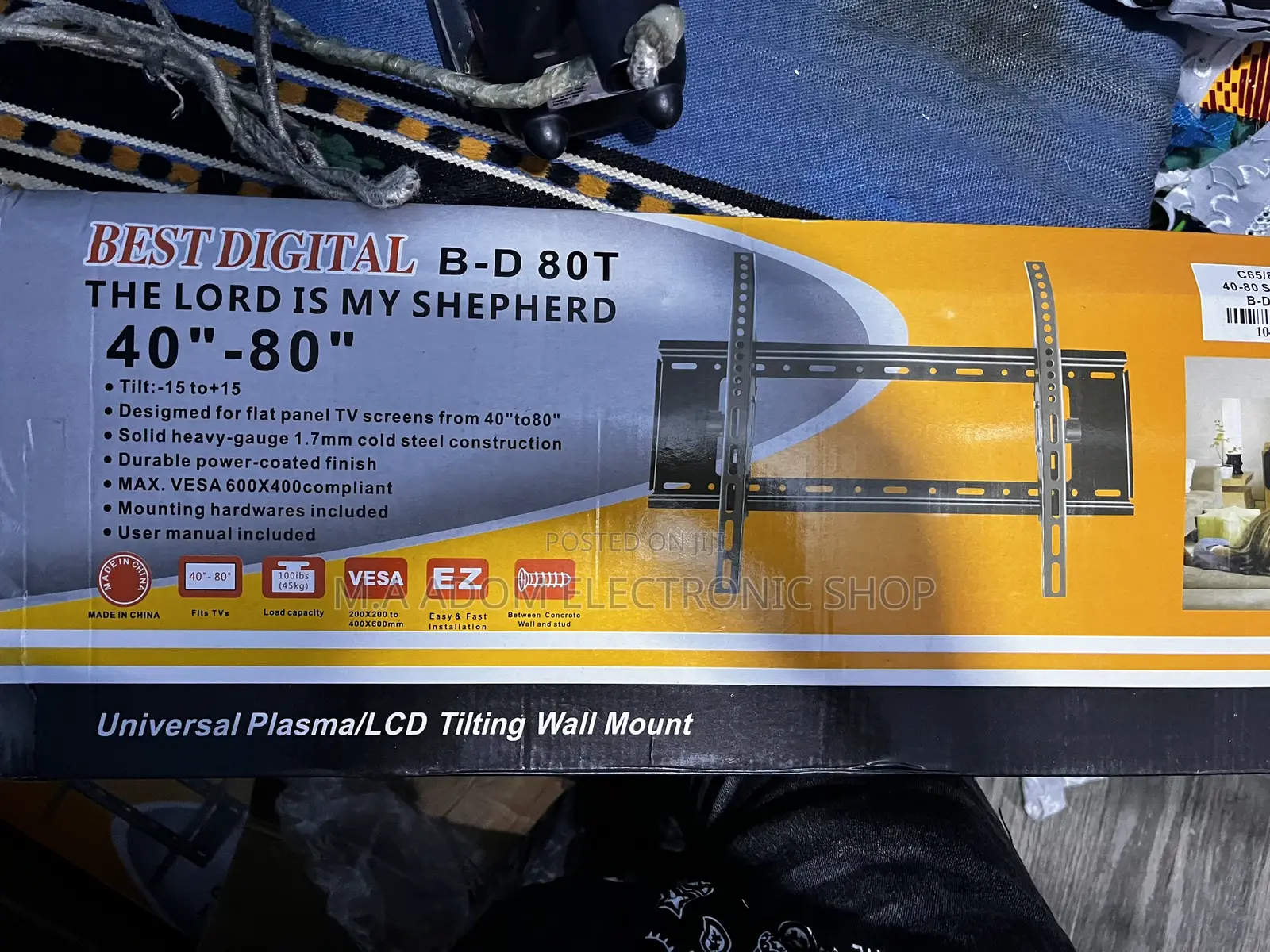 Tiltable Tv Mount 32”-80”