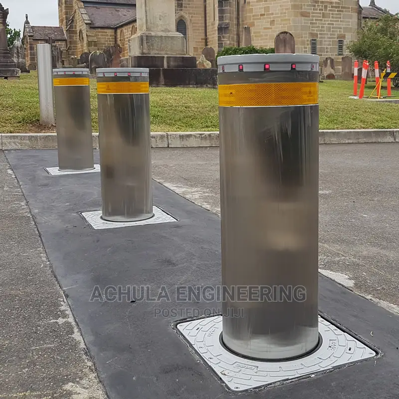 Automated High Security Rising Bollards