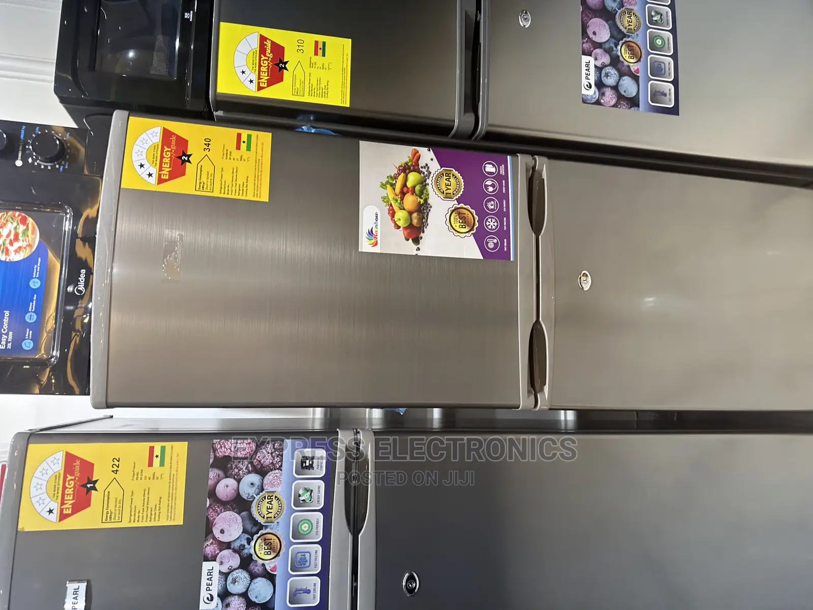 Eco Friendly RF-271IX (166 Liters) Rainbow Fridge
