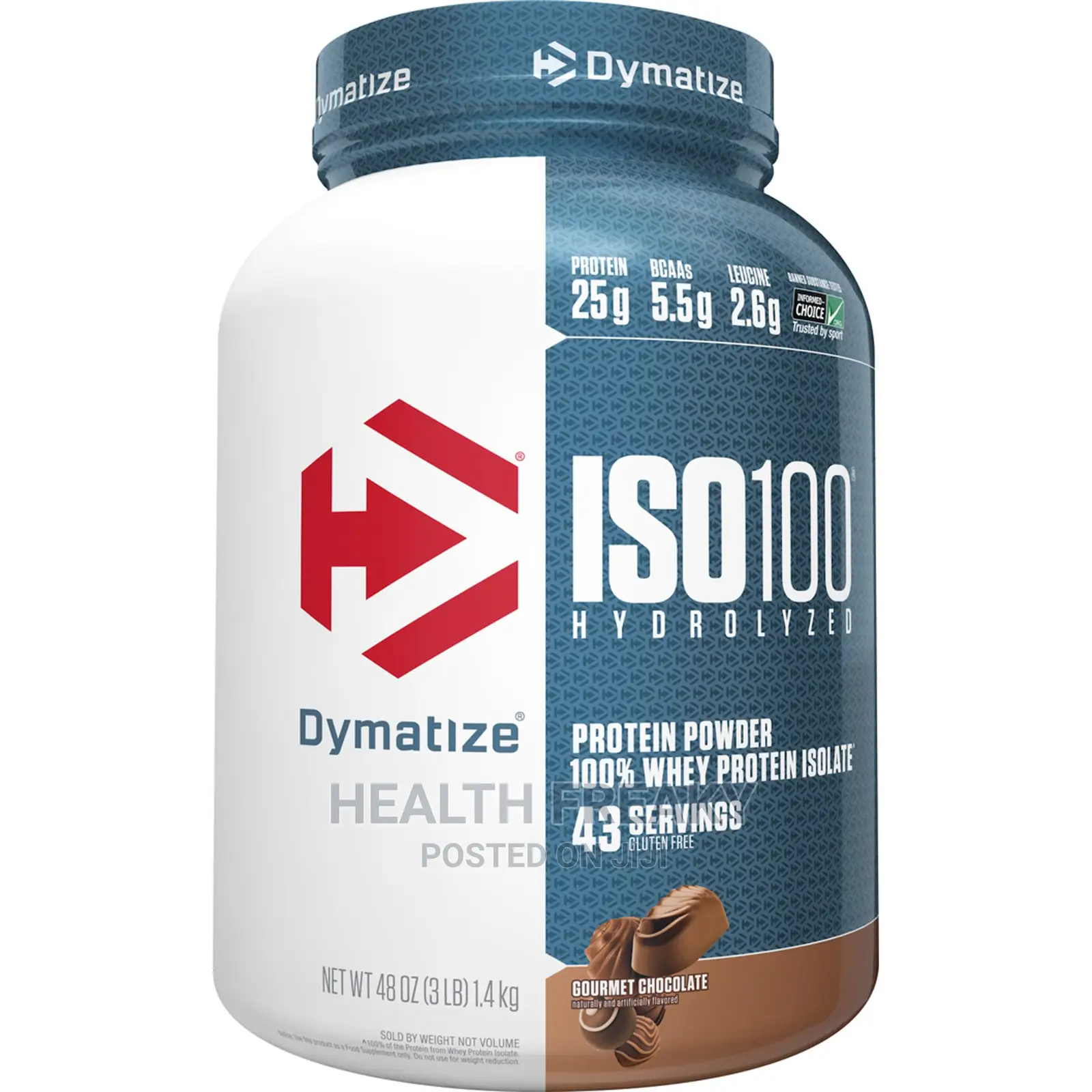 Dymatize Iso100 Whey Protein Isolate Hydrolyzed 3lb