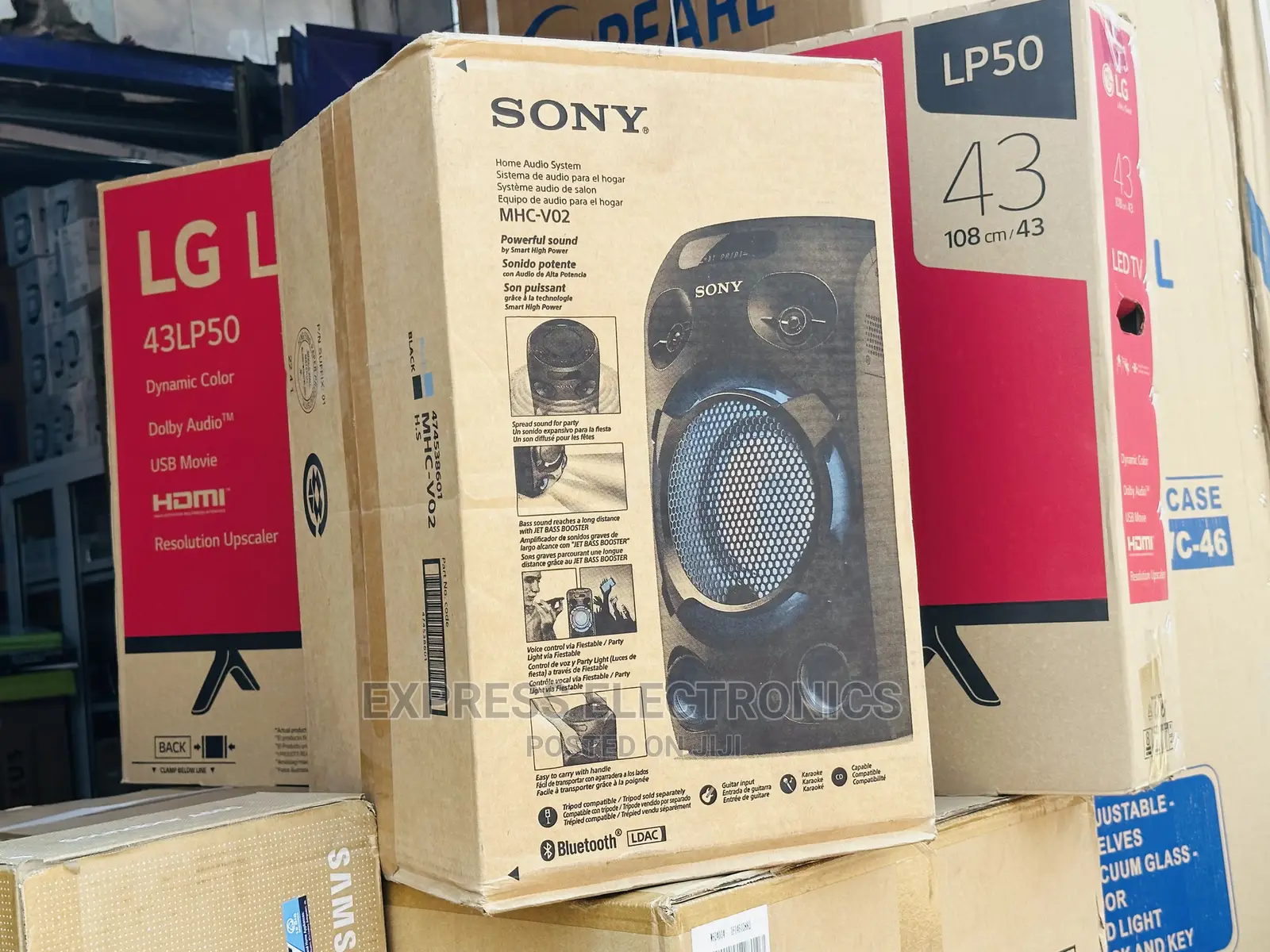 MHC-V02 Sony Speaker Create an Unforgettable Atmosphere