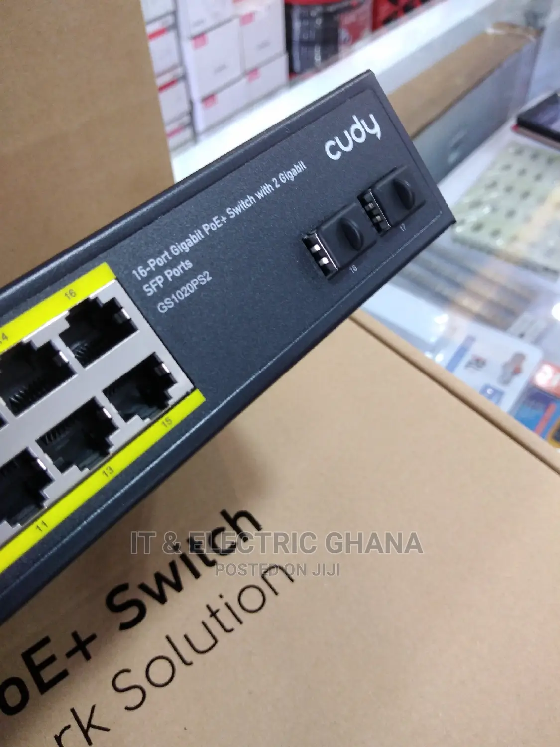 Cudy 16port Gigabit Poe Switch With 2 SFP