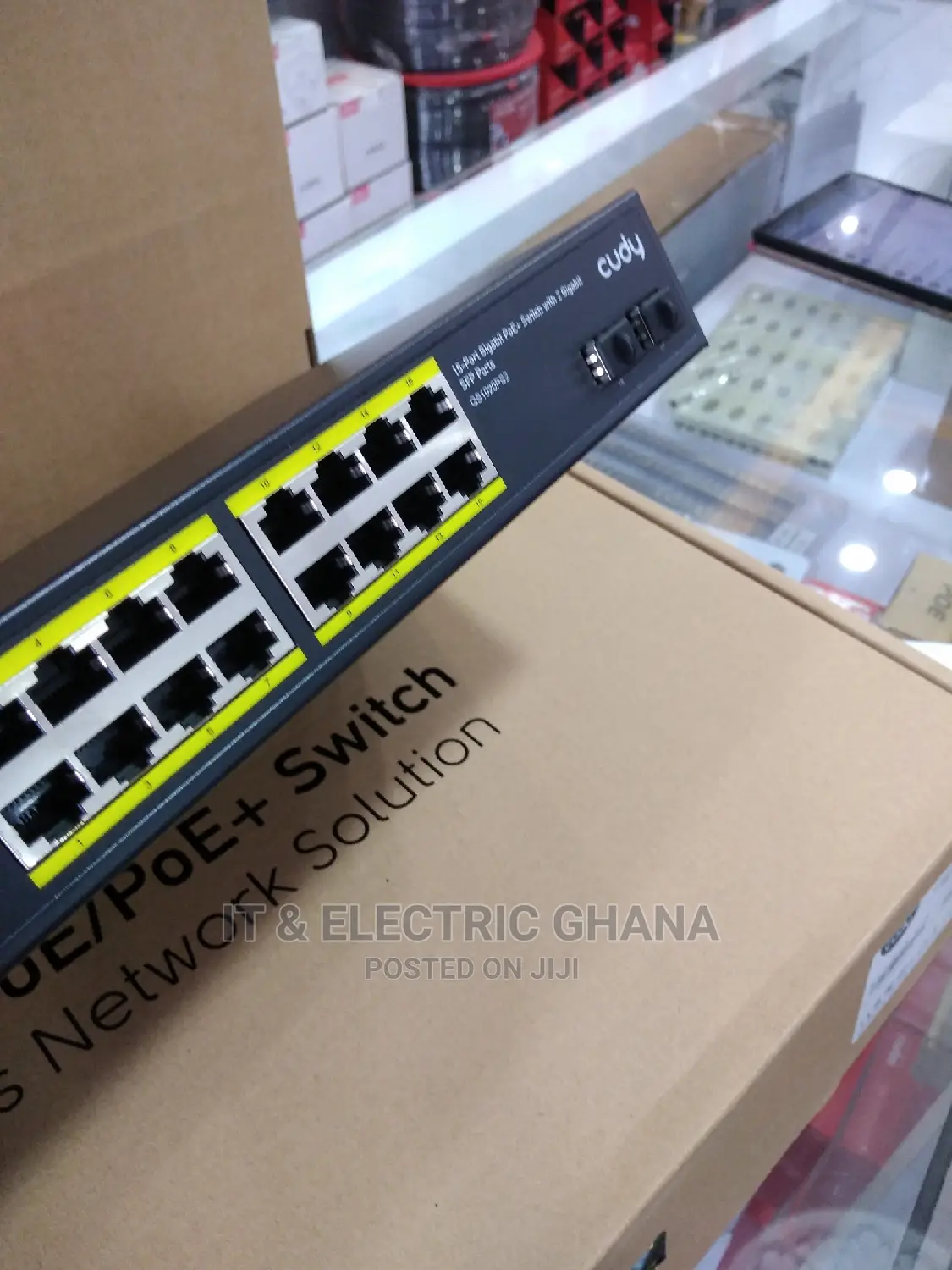 Cudy 16port Gigabit Poe Switch With 2 SFP