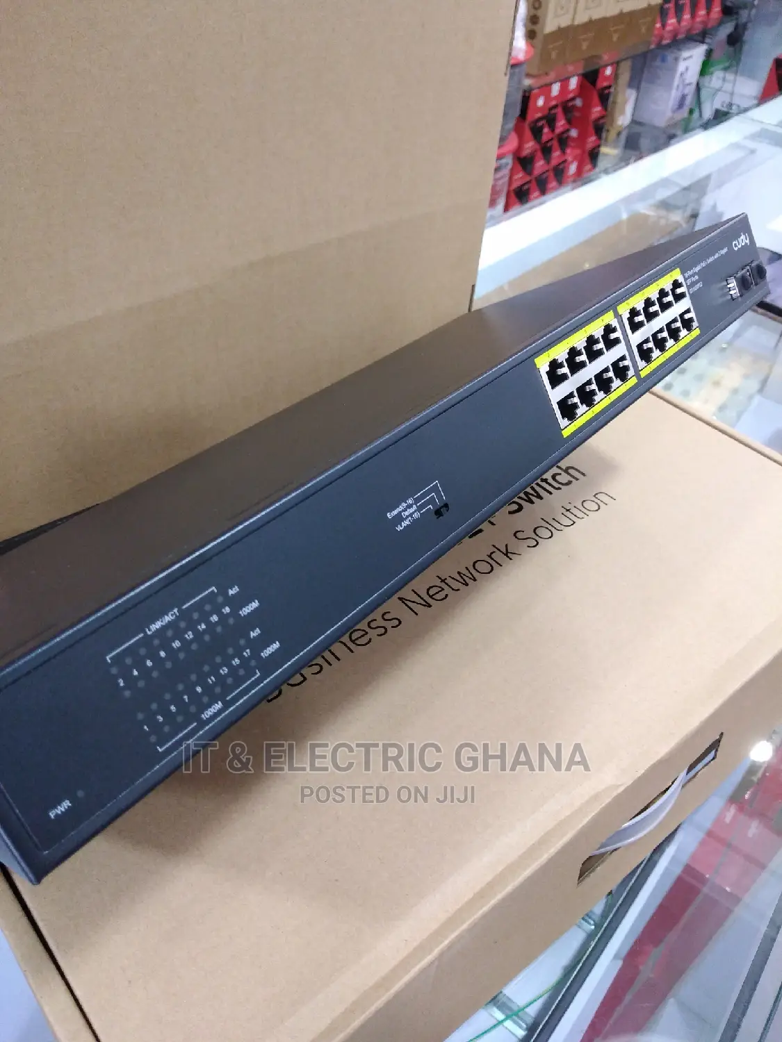 Cudy 16port Gigabit Poe Switch With 2 SFP