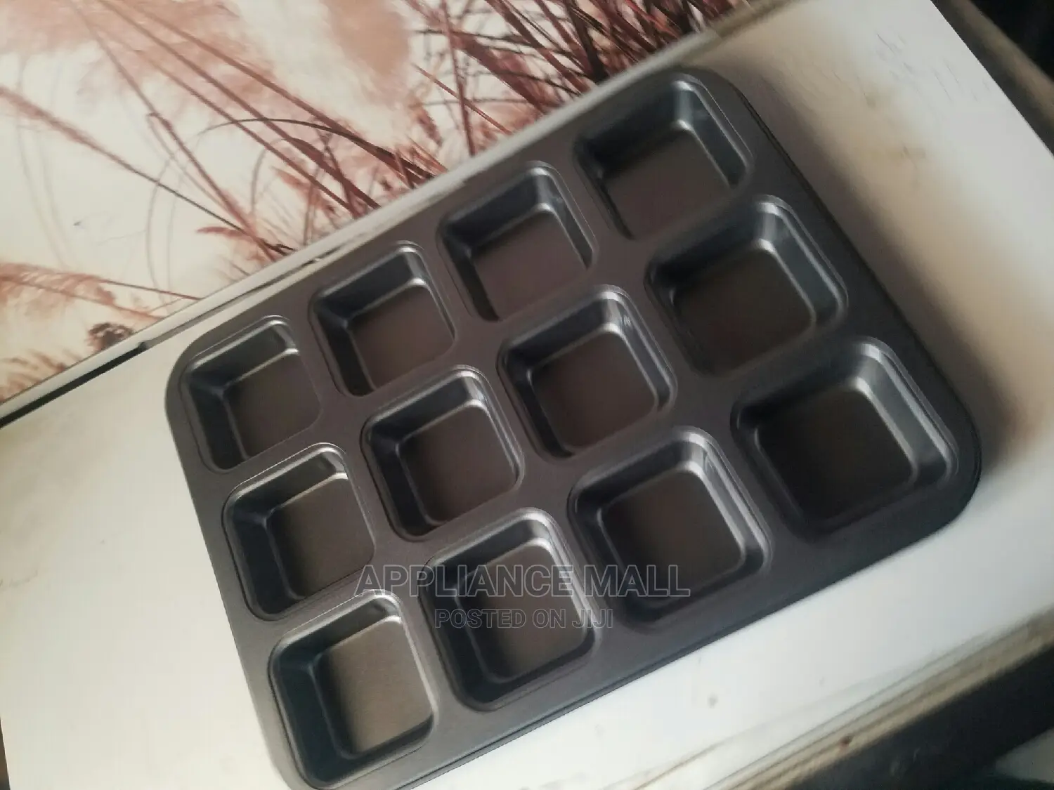 Square Cup Cake Tin 12 Holes