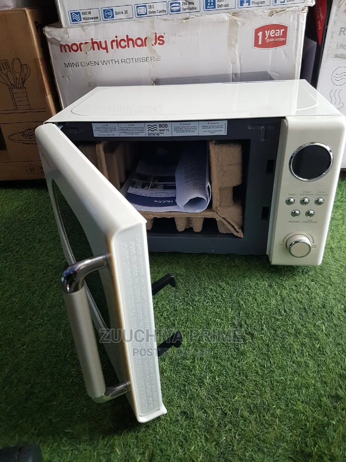 20.L Russell Hobbs Retro Compact Microwave From Uk