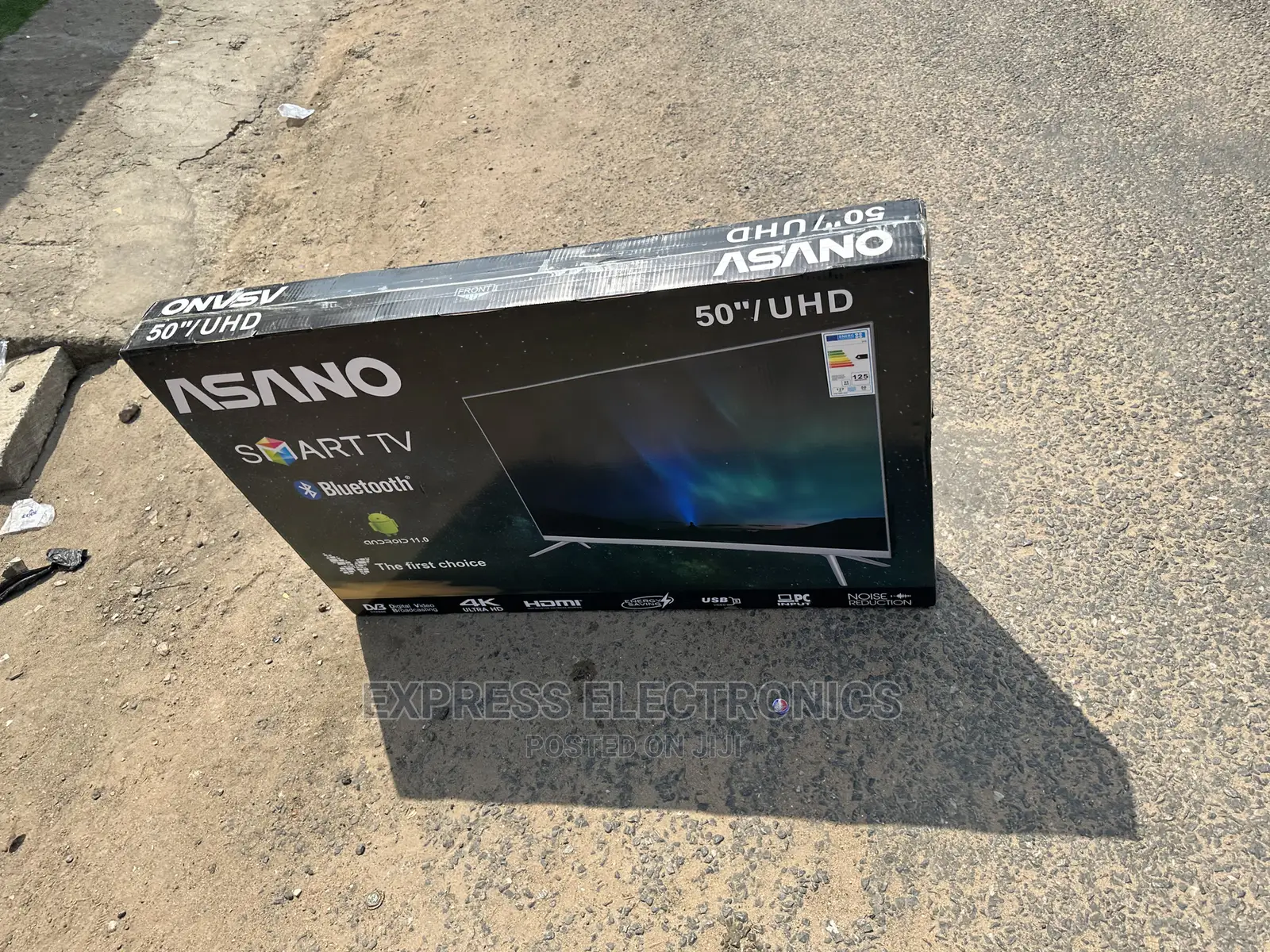 Uhd Picture Quality Smart 50”Asano Android Bluetooth Tv
