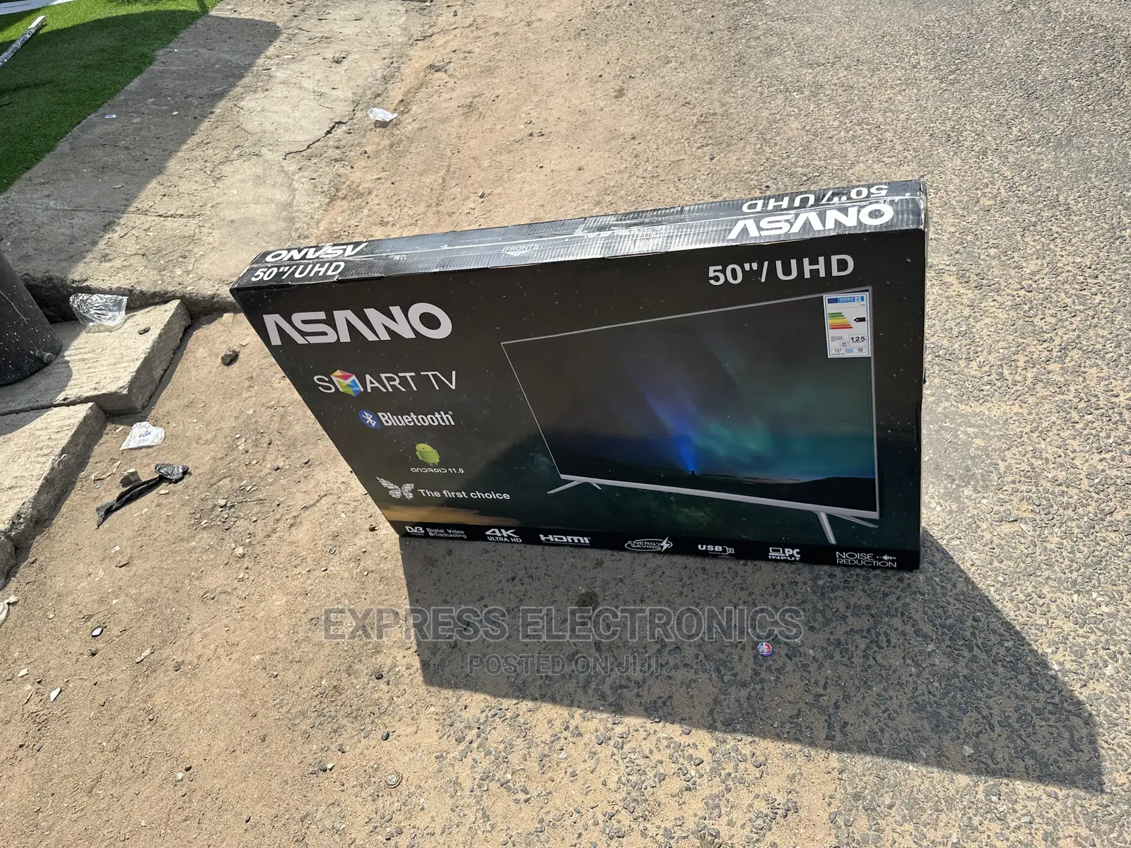 Uhd Picture Quality Smart 50”Asano Android Bluetooth Tv