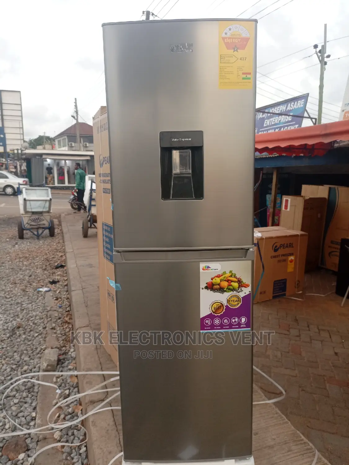 Rainbow 260ltr Double Door Fridge Water Dispenser