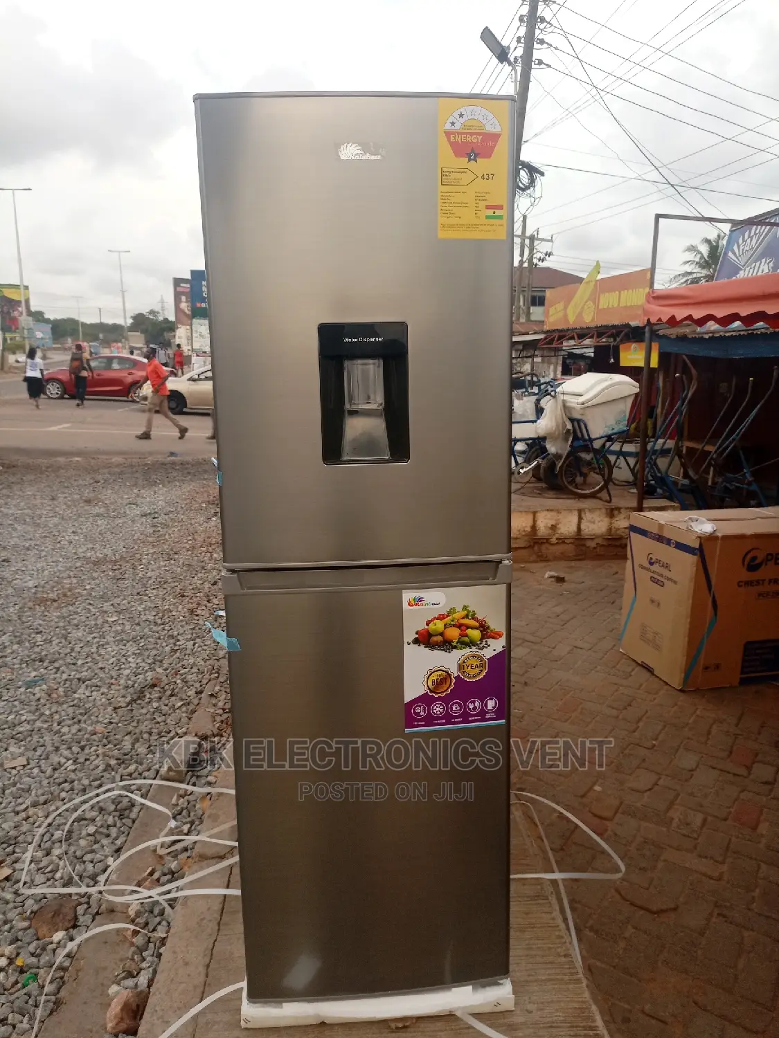 Rainbow 260ltr Double Door Fridge Water Dispenser