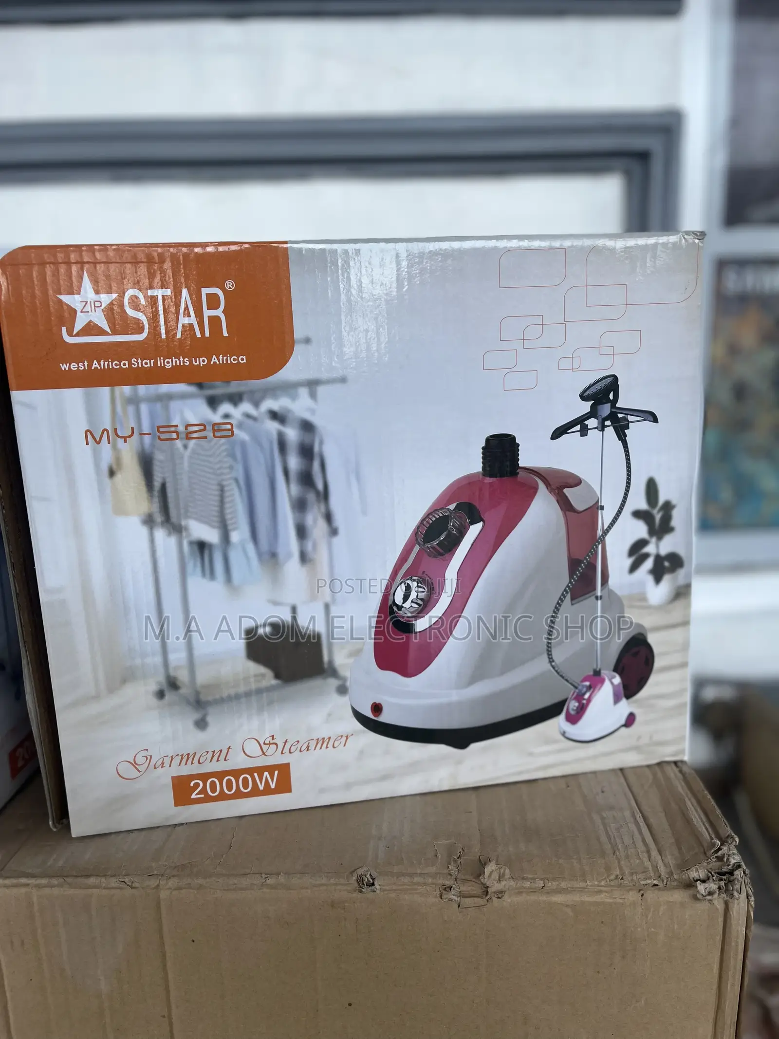 2000w Zip Star Garment Steamer