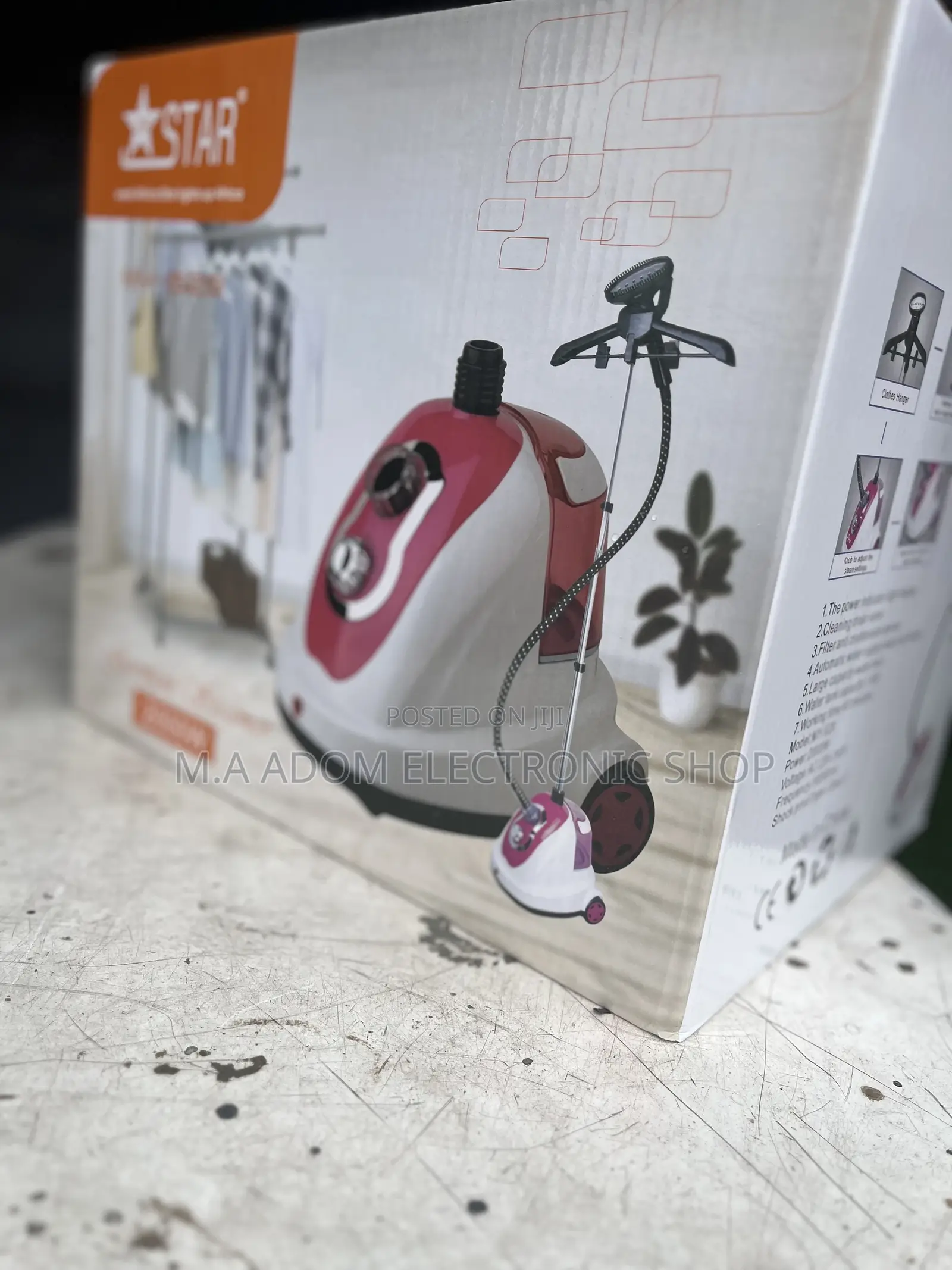 Zip Star  2000watts Less Energy Efficient Garment Steamer