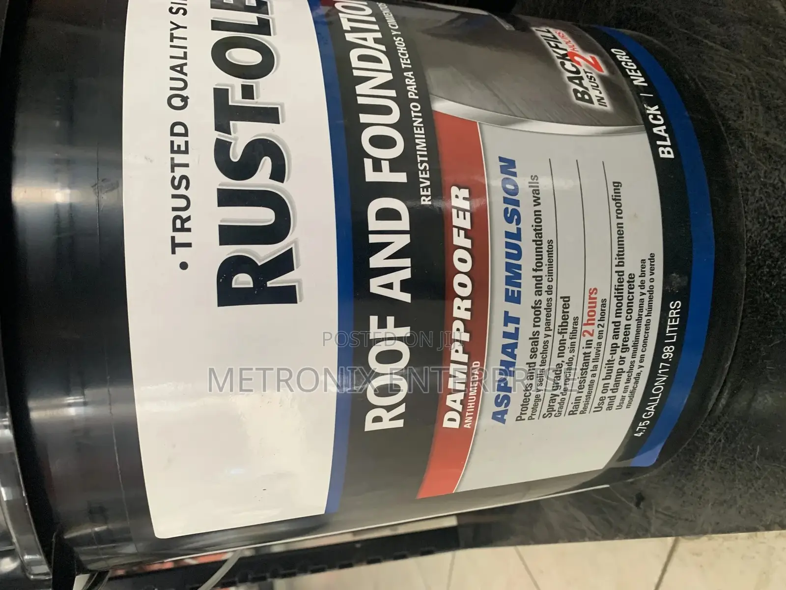 Waterproof Coating ,(Roof and Foundation )17.98L