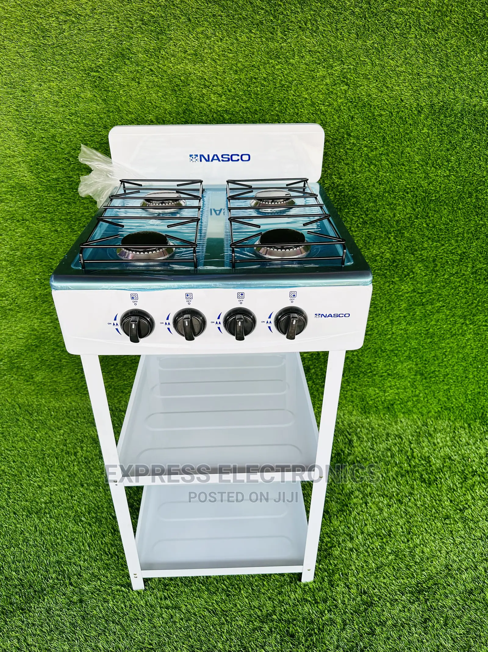 Nasco 4burner Gas Stove With Stand NASGS-K4BSS-S Mesmeric
