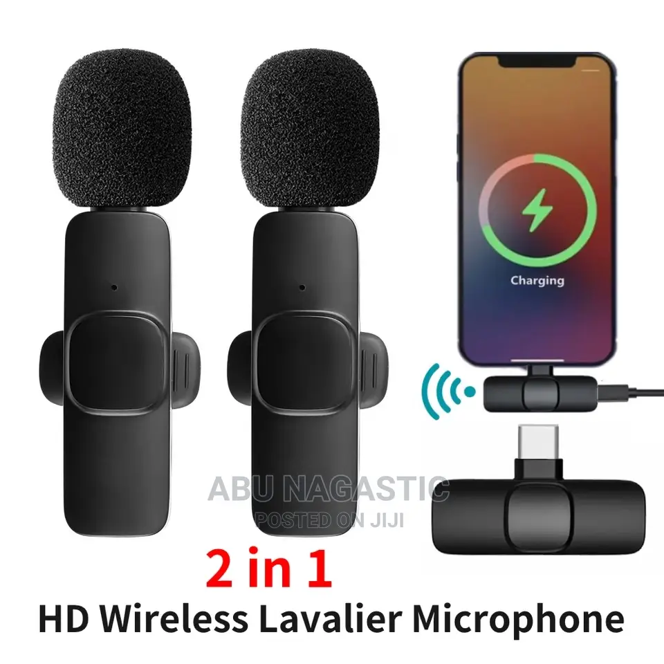 2in1 Wireless Lavaliere Microphone