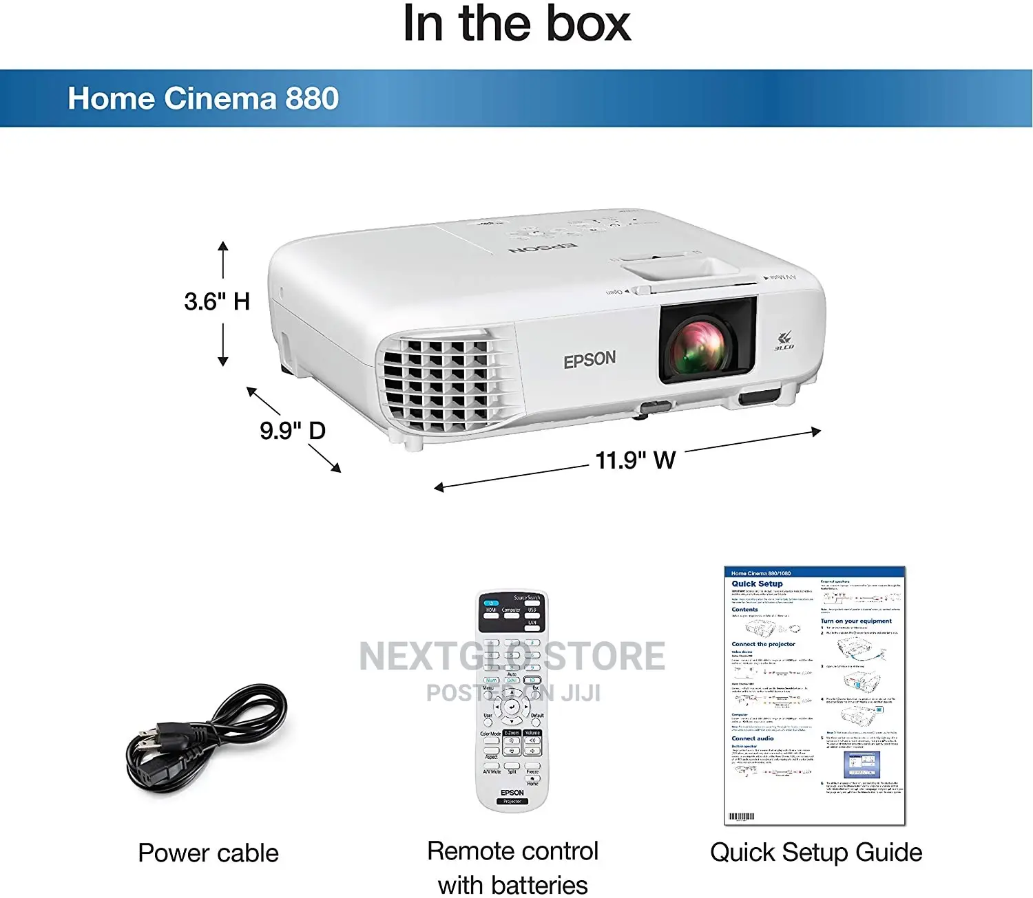 Epson Home Cinema 880 Projector