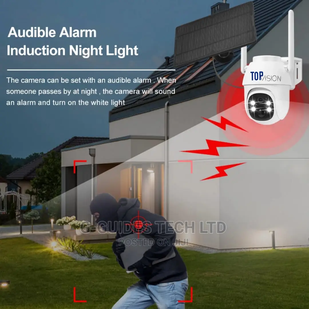 Top Vision 4g Solar PTZ Camera 3mp