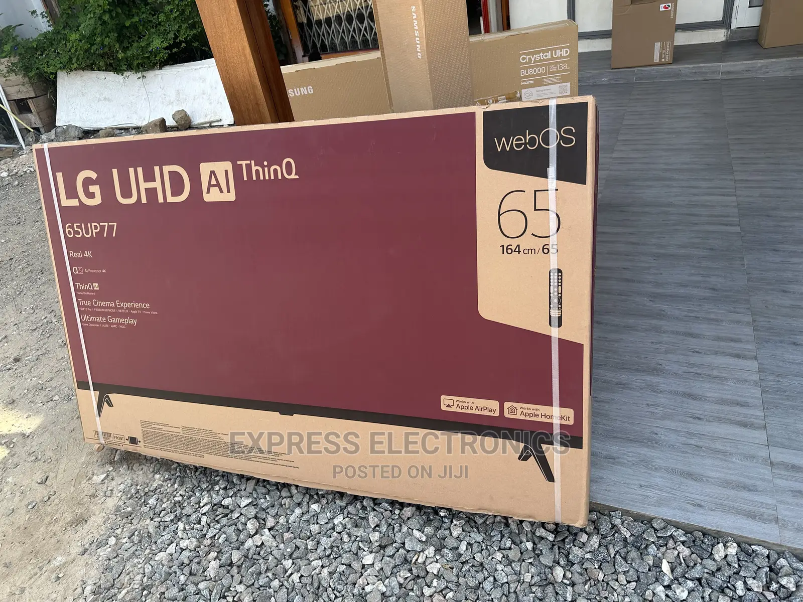 LG UHD Smart 65”Up77 Series Slim Design