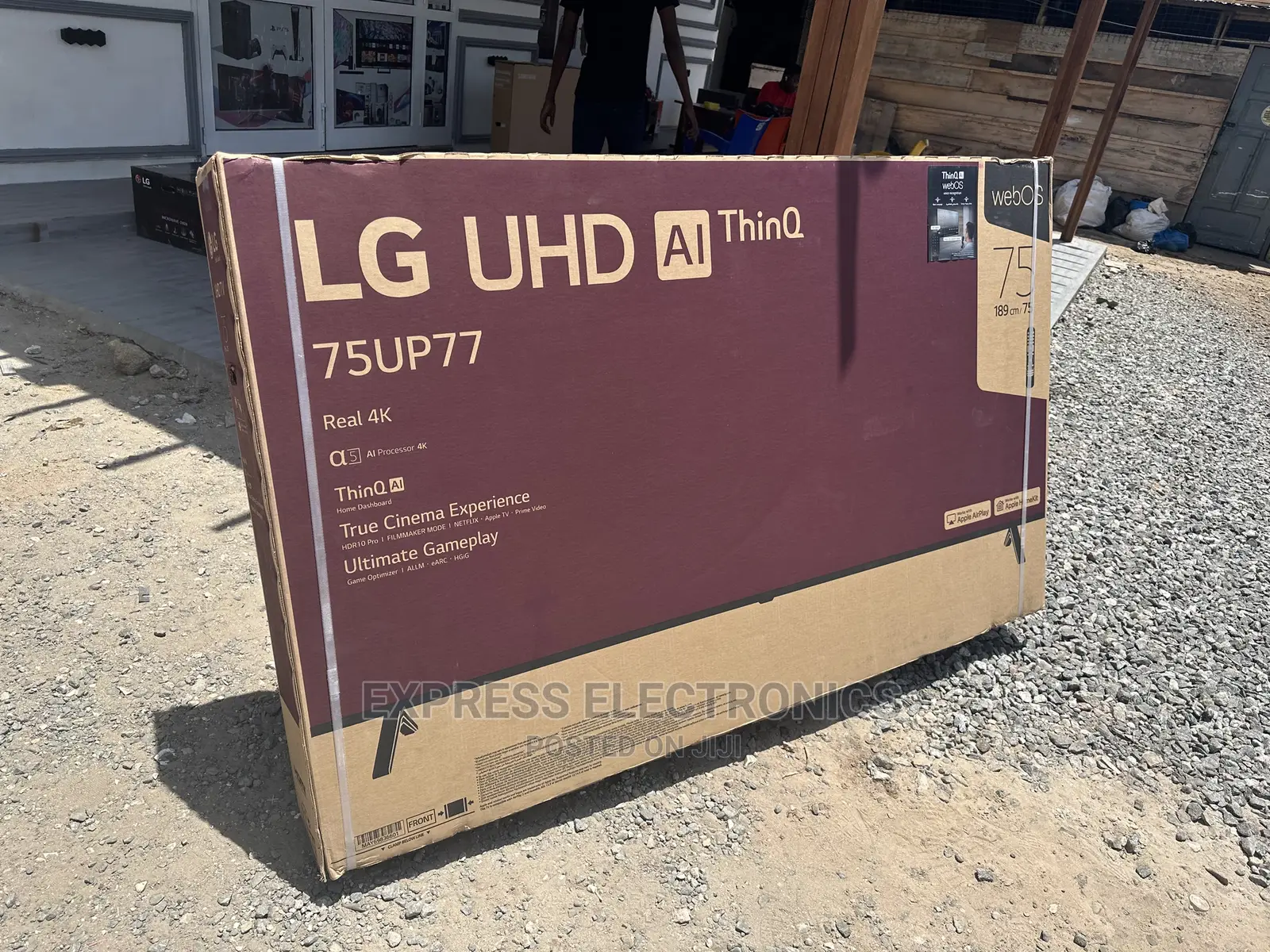 75UP7750 LG Smart UHD Clear Glossy Display + Home Theater